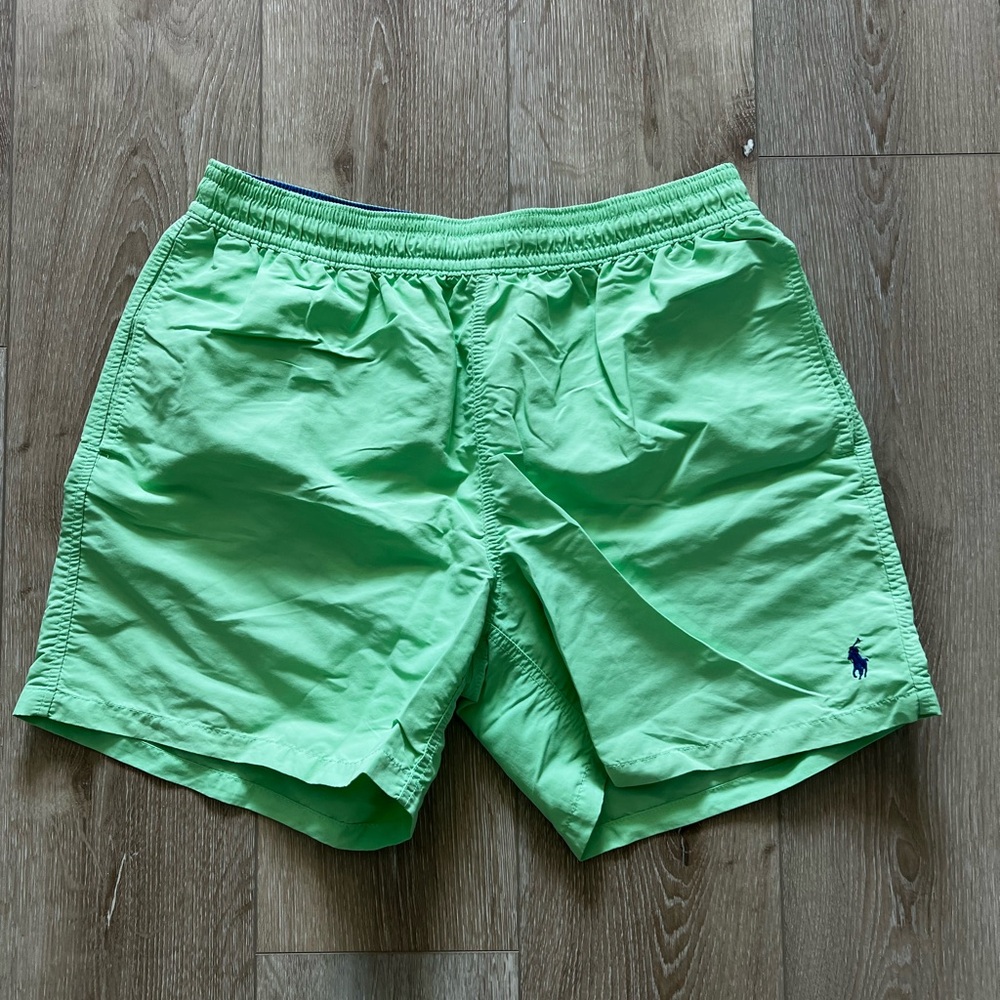 Polo by Ralph Lauren Green Swim Trunks Quick-Dry